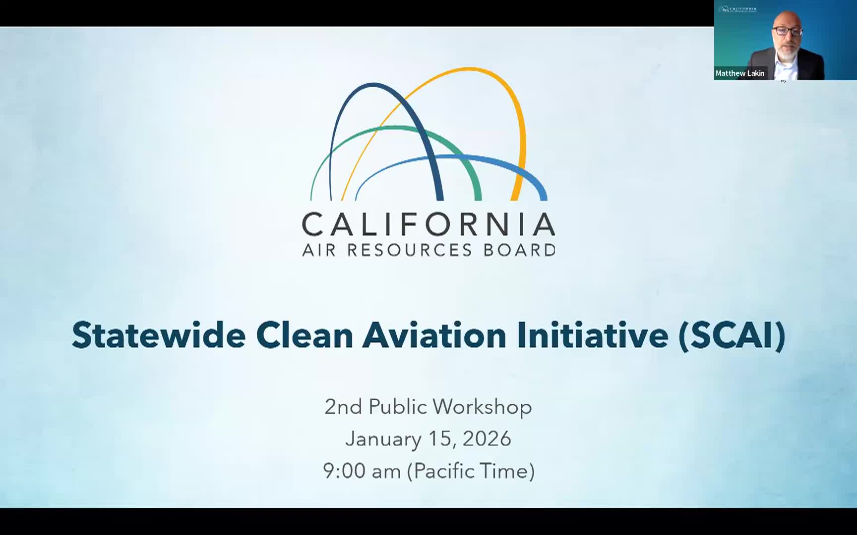 Thumbnail image for California Air Resources Board: "2nd Public Aviation Workshop"