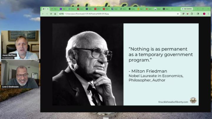 Thumbnail image for The Knuckleheads Of Liberty: "The Persistence Of Government Programs"