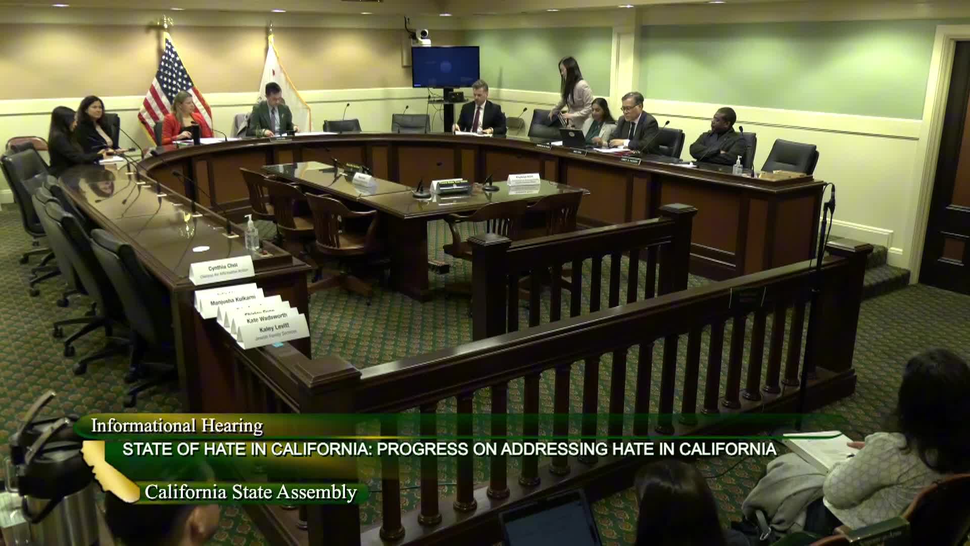 Thumbnail image for CAPIAA: "California Stop The Hate Hearing 031826"